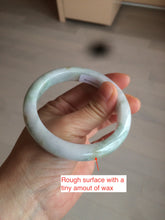 Load image into Gallery viewer, 57mm Certified Type A 100% Natural yellow/purple/green(FU LU SHOU) Jadeite Jade bangle AC86-0748