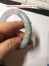Load image into Gallery viewer, 57.5mm certified type A 100% Natural icy watery light green/purple/white Jadeite jade bangle BH138-1314