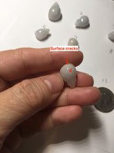 Load image into Gallery viewer, Type A 100% Natural green white purple 3D Jadeite conch pendant PD188