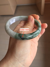 Load image into Gallery viewer, 57mm Certified 100% natural Type A light green/purple white Whispers of the Spring Breeze jadeite jade bangle PH98-5427