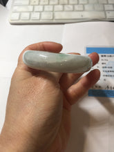 Load image into Gallery viewer, 51mm certified Type A 100% Natura light sunny green white purple Jadeite jade bangle PH160-4669
