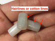 Load image into Gallery viewer, Type A 100% Natural white light green Jadeite Jade LuluTong (Every road is smooth) bead pendant group BP90 Add-on item