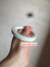 Load image into Gallery viewer, 51.8mm certificated Type A 100% Natural light green/white/beige/yellow Jadeite Jade bangle AX107-4211
