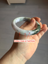 Load image into Gallery viewer, 56.4 mm certificated Type A 100% Natural green purple yellow Jadeite Jade bangle BL64-6220