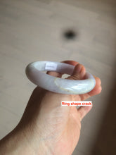 Load image into Gallery viewer, 57.2mm certified type A 100% Natural purple/green/yellow(FU LU Shou) Jadeite Jade bangle AS69-4007