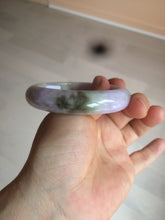 Load image into Gallery viewer, 54mm Certified 100% natural Type A green/brown/purple jadeite jade bangle AR84-5217