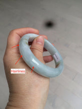 Load image into Gallery viewer, 54.8mm certified type A 100% Natural icy watery green/white/brown jadeite jade bangle Z126-4403