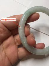 Load image into Gallery viewer, 57mm Certified type A 100% Natural sunny green/white round cut Jadeite bangle BN77-9819
