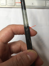 Load image into Gallery viewer, 18cm 100% Natural yellow gray black Xiu Jade (Serpentine) Hairpin AW52 Add on item