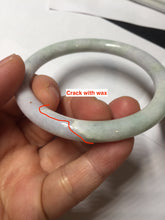 Load image into Gallery viewer, 57.8mm certified 100% natural type A green/purple/red(FU LU SHOU) round cut jadeite jade bangle PA205-(0426) Add on item Shopify only