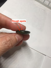 Load image into Gallery viewer, 100% Natural type A dark green/gray/black(油青) Jadeite Jade seashell (福贝) pendant group BP187