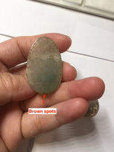 Load image into Gallery viewer, Type A 100% Natural Light Green-Gray (淡油冰) Jadeite Jade Pig Pendant – Abundance, Prosperity, Happiness & Good Fortune PC241