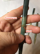Load image into Gallery viewer, 17-18cm 100% Natural Green Blue Yellow Xiu Jade (Serpentine) Quiet Country Serial Hairpin AW69