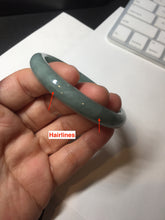 Load image into Gallery viewer, 54.2mm Certified Type A 100% Natural dark green/blue/gray/black Guatemala Jadeite jade bangle BM16-1449
