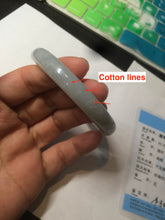 Load image into Gallery viewer, 56.7mm Certified type A 100% Natural green/blue/purple Jadeite Jade bangle L141-9629