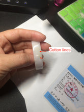 Load image into Gallery viewer, 48.8mm Certified Type A 100% Natural light purple/yellow/white square Jadeite Jade bangle Y151-8064