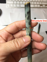Load image into Gallery viewer, 17-18cm 100% Natural Green Blue Yellow Xiu Jade (Serpentine) Quiet Country Serial Hairpin AW69