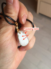 Load image into Gallery viewer, 100% Natural type A sunny green white purple yellow Jadeite Jade blessed melon pendant group PA209