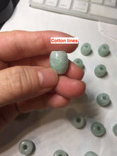 Load image into Gallery viewer, 13.5/12.5mm Type A 100% Natural light apple green/sunny green Jadeite Jade LuluTong (Every road is smooth) olive shape pendant group PA136