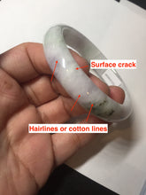 Load image into Gallery viewer, 54.4mm certified 100% natural Type A white/purple/green jadeite jade bangle BL49-6240