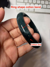 Load image into Gallery viewer, 59.8mm Certified Type A 100% Natural dark green/blue/gray/black Guatemala Jadeite bangle PJ140-1483