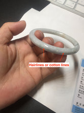 Load image into Gallery viewer, 57.5mm certified 100% natural type A light green/purple/yellow(FU LU SHOU) round cut jadeite jade bangle BN57-3122