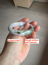 Load image into Gallery viewer, 52mm certified natural 100% natural Type A dark green sunny green brown purple oval jadeite jade bangle PB235-1093