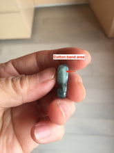 Load image into Gallery viewer, Type A 100% Natural dark green blue gray Guatemala jadeite jade cat kitty pendant PC143 Add one item