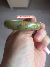 Load image into Gallery viewer, Certified 51.5 mm Type A 100% Natural green/yellow/brown oval Jadeite Jade bangle G67-7784