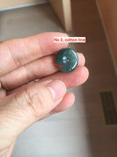 Load image into Gallery viewer, 12-18mm Type A 100% Natural blue light green dark green gray Guatemala Jadeite Jade Safety Guardian Button donuts Pendant group BS142