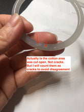 Load image into Gallery viewer, 58mm Certified 100% Natural gray black(灰冰) slim round cut nephrite jade bangle HN40-9109