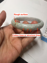 Load image into Gallery viewer, 56.5mm Certified Type A 100% Natural light purple green yellow jadeite Jade bangle BS23-4063