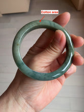 Load image into Gallery viewer, 54.3mm Certified 100% natural Type A oily dark green/blue/brown/gray (老油青) jadeite jade bangle PH189-6938