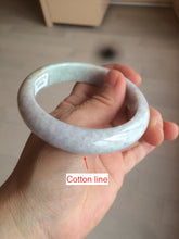 Load image into Gallery viewer, 58.5 mm Certified Type A 100% Natural yellow/light purple/green(FU LU SHOU) Jadeite Jade bangle AF79-0586