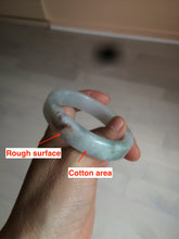 Load image into Gallery viewer, 49mm certified 100% natural Type A light green/white/red square oval jadeite jade bangle AR90-5208