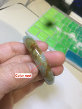 Load image into Gallery viewer, 48.9mm CertificatedType A 100% Natural green/yellow jadeite jade bangle F113-7245