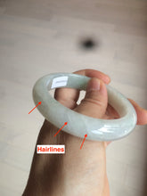 Load image into Gallery viewer, 54.9mm certified natural Type A green/yellow/white jadeite jade bangle A107-5051