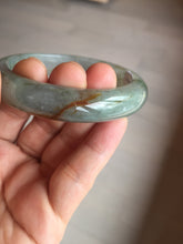Load image into Gallery viewer, 56.2mm certified Type A 100% Natural green/red/gray/purple (FU LU SHOU) Jadeite Jade bangle BL78-8659