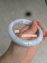 Load image into Gallery viewer, 57.2mm certified type A 100% Natural purple/green/yellow(FU LU Shou) Jadeite Jade bangle AS69-4007