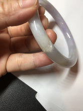Load image into Gallery viewer, 56.5mm 100% natural type A white/purple/blue/green round cut jadeite jade bangle BL117-9431