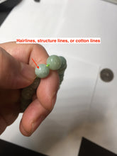 Load image into Gallery viewer, 7.5-9mm size 50-58mm 100% natural type A green jadeite jade beads bracelet group BS168