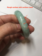 Load image into Gallery viewer, 50.5mm certified 100% natural Type A sunny green oval jadeite jade bangle PC21-0169
