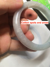 Load image into Gallery viewer, 56.7mm Certified type A 100% Natural green/blue/purple Jadeite Jade bangle L141-9629