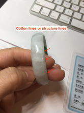 Load image into Gallery viewer, 50.9mm 100% natural type A sunny green light green Mountains Unfold in Succession(两岸青山次第出) green jadeite bangle PB270-1031