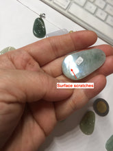 Load image into Gallery viewer, 100% natural green/blue/gray/yellow Guatemala jadeite jade Zen(悟道) pendant BF148