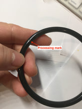 Load image into Gallery viewer, 54-64mm certified 100% Natural dark green black (青玉) slim round cut nephrite group Jade bangle HT106