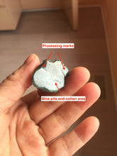 Load image into Gallery viewer, 100% Natural green/blue/gray/black Guatemala jadeite Jade cat desk decor/worry stone PF7