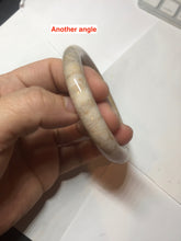 Load image into Gallery viewer, 55.6mm 100% natural beige yellow pink round cut Coral Jade (珊瑚玉) bangle XY116