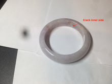 Load image into Gallery viewer, 59mm Certified Type A 100% Natural white/purple/pink/yellow jadeite Jade bangle BK3-8360