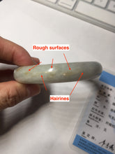 Load image into Gallery viewer, 57.1mm certified 100% natural type A green/red/brown jadeite jade bangle GL37-17-8651